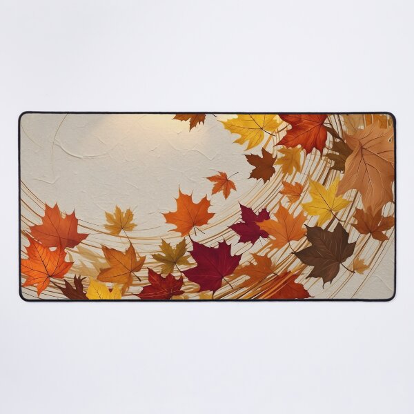 Item preview, Swirling Autumn Leaves – Elegant Fall Fine Art by LaLi Designs designed and sold by LaLi-Designs.