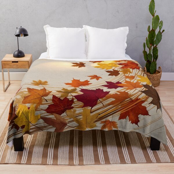Item preview, Swirling Autumn Leaves – Elegant Fall Fine Art by LaLi Designs designed and sold by LaLi-Designs.