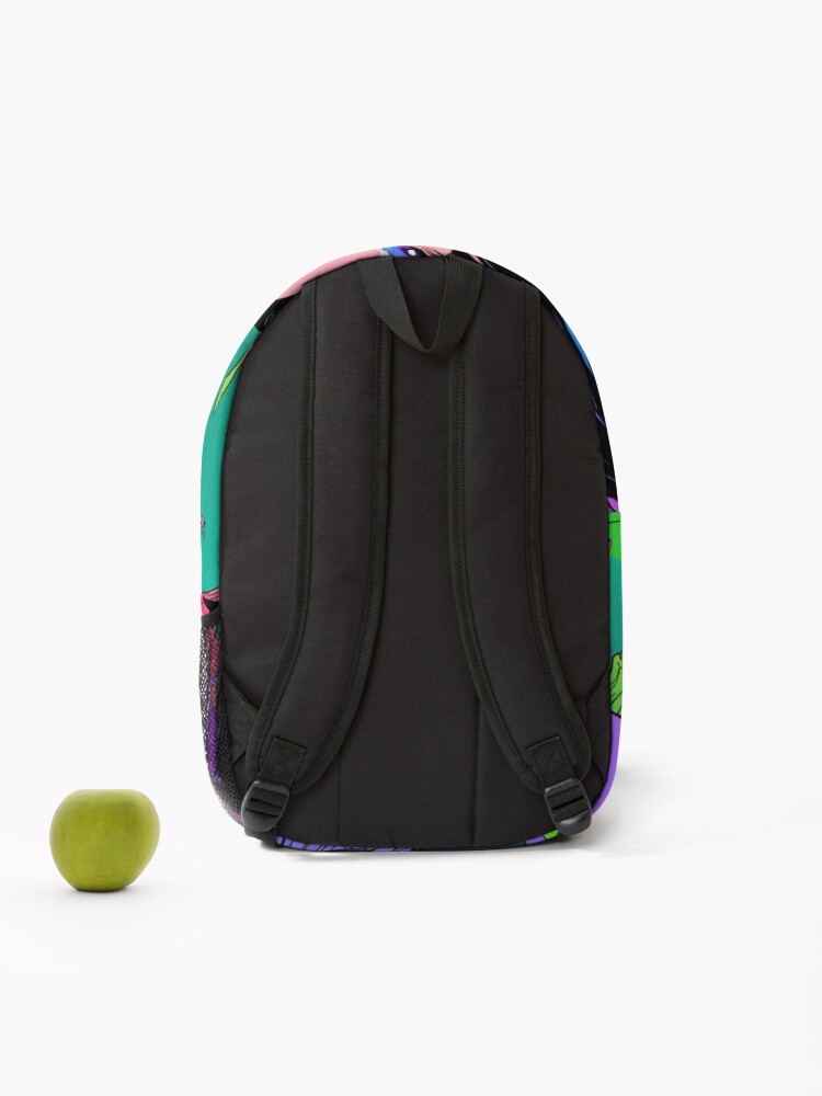 Thumbnail 2 of 3, Backpack, Psychodelic Girl designed and sold by ASAPNATTY.