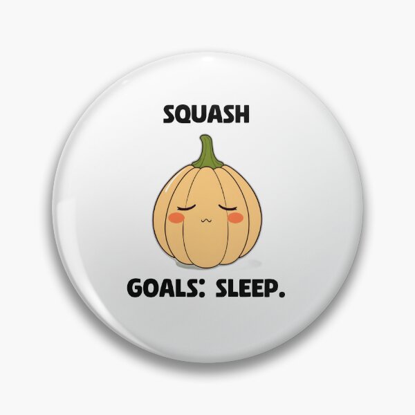 Item preview, Squash Goals: Sleep Funny Vegetable Meme Joke Pun designed and sold by allogy.