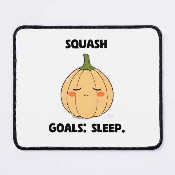 Item preview, Squash Goals: Sleep Funny Vegetable Meme Joke Pun designed and sold by allogy.