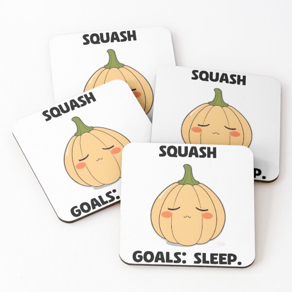 Item preview, Squash Goals: Sleep Funny Vegetable Meme Joke Pun designed and sold by allogy.