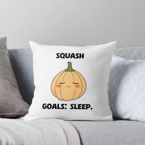 Item preview, Squash Goals: Sleep Funny Vegetable Meme Joke Pun designed and sold by allogy.