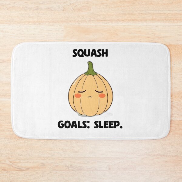Item preview, Squash Goals: Sleep Funny Vegetable Meme Joke Pun designed and sold by allogy.