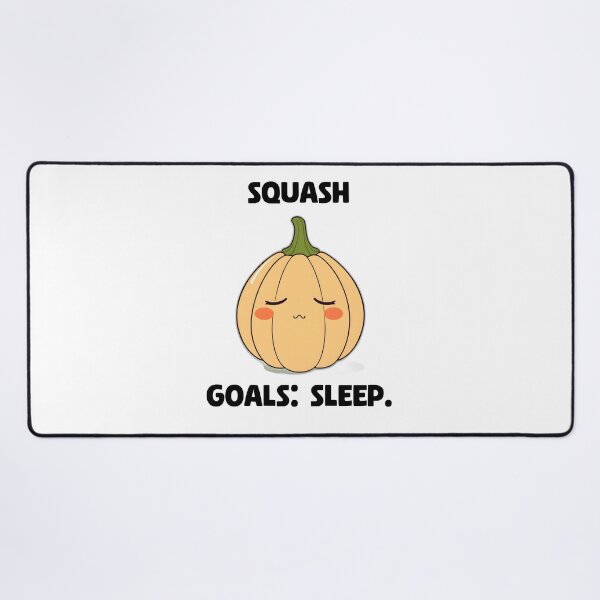 Item preview, Squash Goals: Sleep Funny Vegetable Meme Joke Pun designed and sold by allogy.