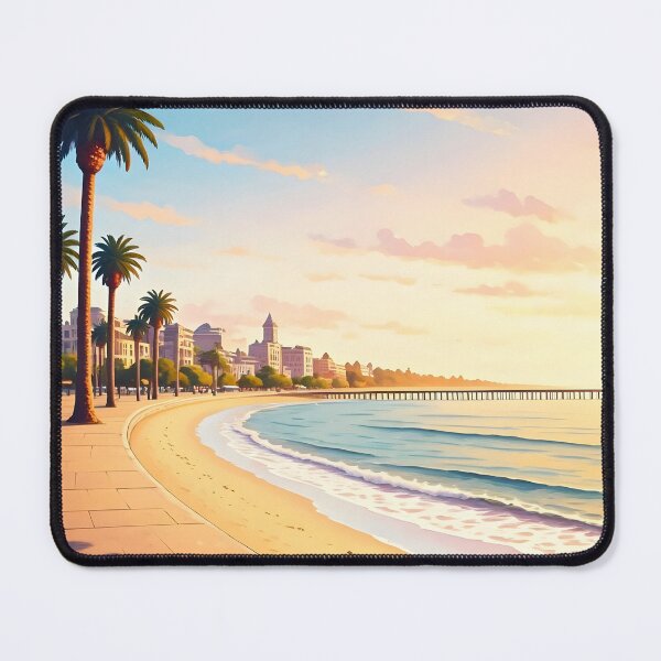 Item preview, Glenelg Beach, Adelaide: White Sands and Iconic Jetty designed and sold by LSVart.