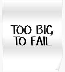 Too big to fail Poster