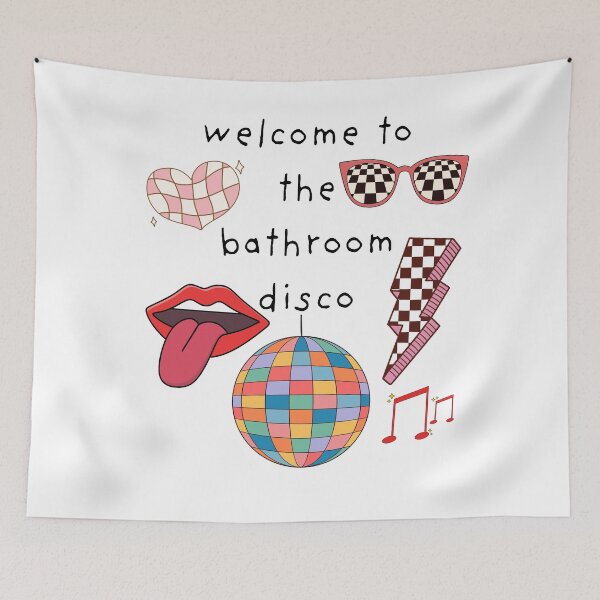 Item preview, Welcome to the bathroom disco designed and sold by SWETA HALDER.