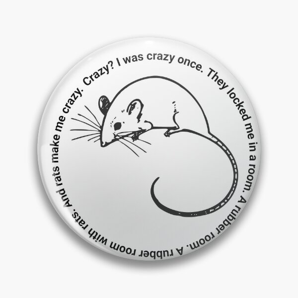 Item preview, Crazy? I was crazy once - Simple Design designed and sold by TTeamDesigns.