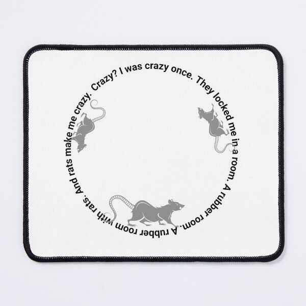 Item preview, Crazy? I was crazy once - Simple Design designed and sold by TTeamDesigns.