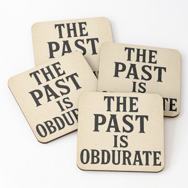 Item preview, The Past Is Obdurate Sticker designed and sold by zkerzner.