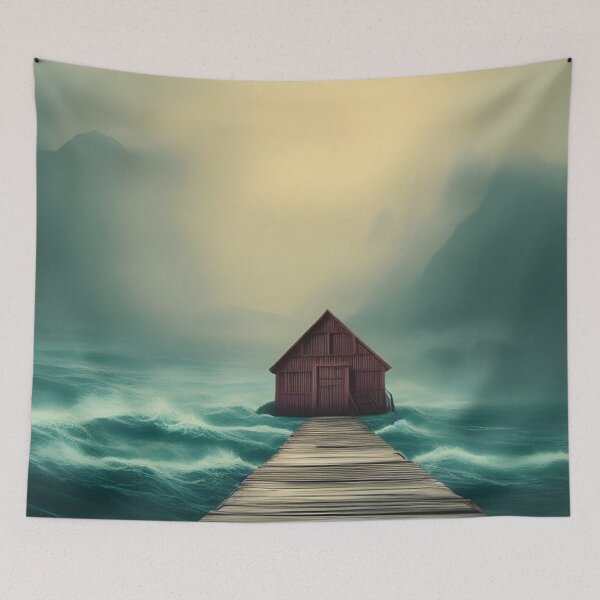 Item preview, Empty Pier and Stormy Sea designed and sold by Korral.