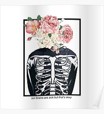 Twenty One Pilots Fake You Out 3 (Black) Poster