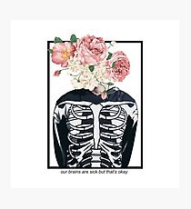 Twenty One Pilots Fake You Out 3 (Black) Photographic Print
