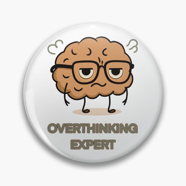 Item preview, Funny Brain Cartoon for Anxious Minds designed and sold by Elizarfa.
