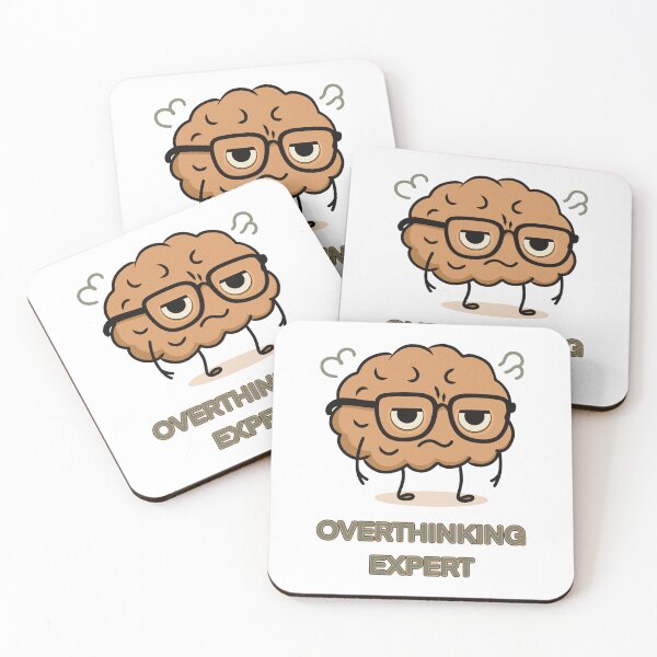 Item preview, Funny Brain Cartoon for Anxious Minds designed and sold by Elizarfa.