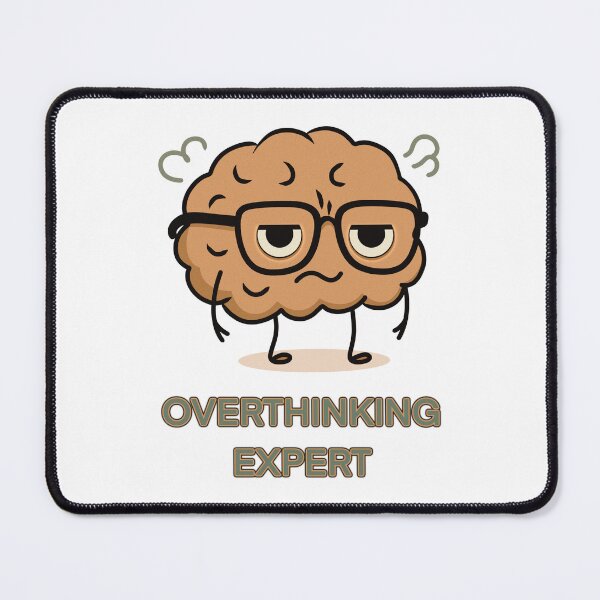 Item preview, Funny Brain Cartoon for Anxious Minds designed and sold by Elizarfa.