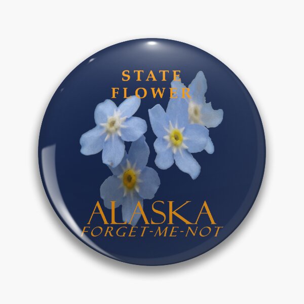 Item preview, Alaska Territory Flower The Forget-Me-Not designed and sold by taiche.