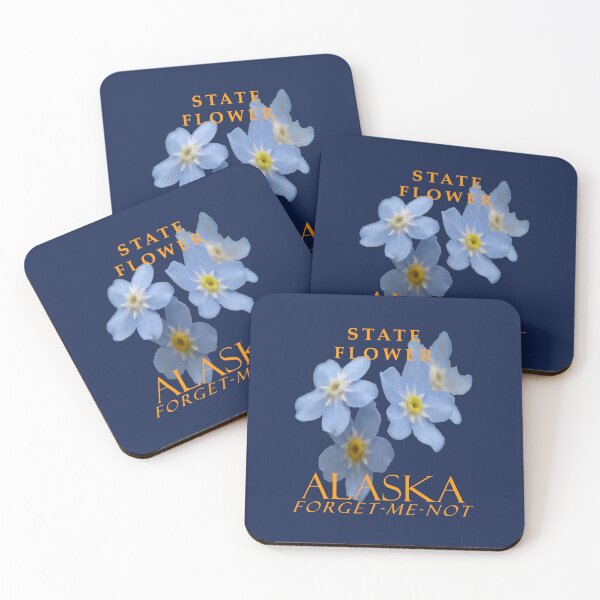 Item preview, Alaska Territory Flower The Forget-Me-Not designed and sold by taiche.