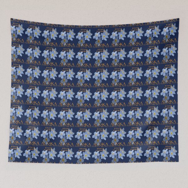 Item preview, Alaska Territory Flower The Forget-Me-Not designed and sold by taiche.
