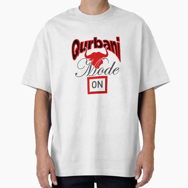 Item preview, Qurbani Mode: ON – Eid-ul-Azha Funny T-Shirt Design designed and sold by BongLines.