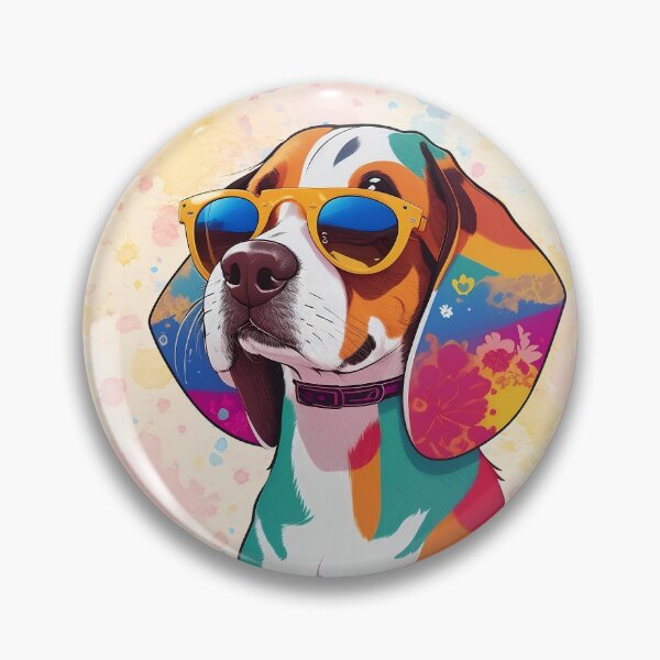 Item preview, Colorful Beagle wearing Shades designed and sold by 2357 Designs.