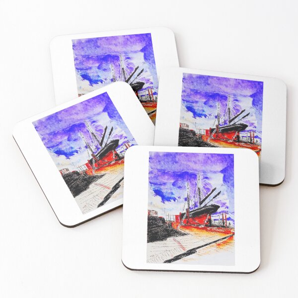 Item preview, Excelsior Ship at dockyard slipway designed and sold by drp24.