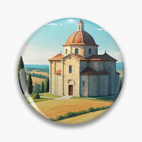 Item preview, San Biagio Church, Montepulciano: Late-Summer Morning Tranquility designed and sold by LSVart.