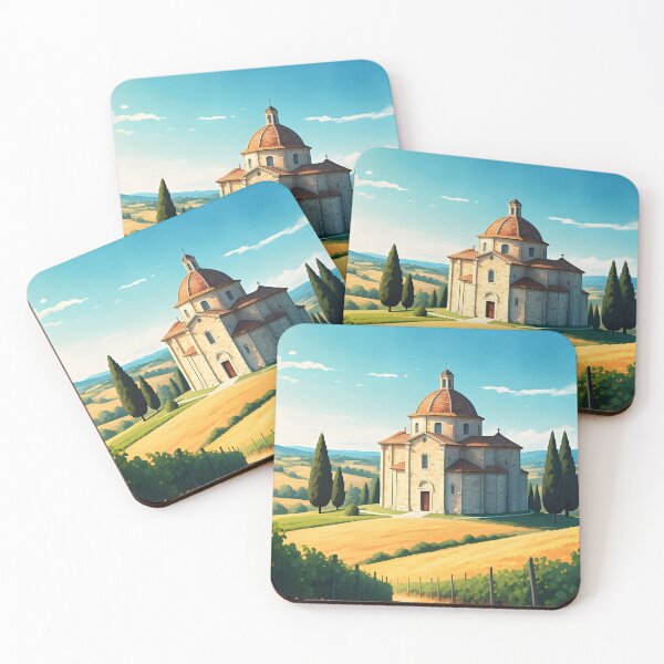 Item preview, San Biagio Church, Montepulciano: Late-Summer Morning Tranquility designed and sold by LSVart.