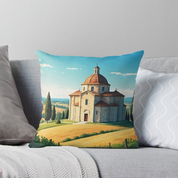 Item preview, San Biagio Church, Montepulciano: Late-Summer Morning Tranquility designed and sold by LSVart.