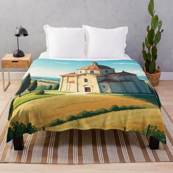 Item preview, San Biagio Church, Montepulciano: Late-Summer Morning Tranquility designed and sold by LSVart.