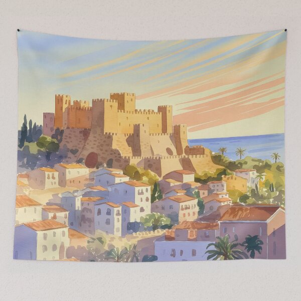 Item preview, Santa Bárbara Castle, Alicante: Late Afternoon Warmth designed and sold by LSVart.