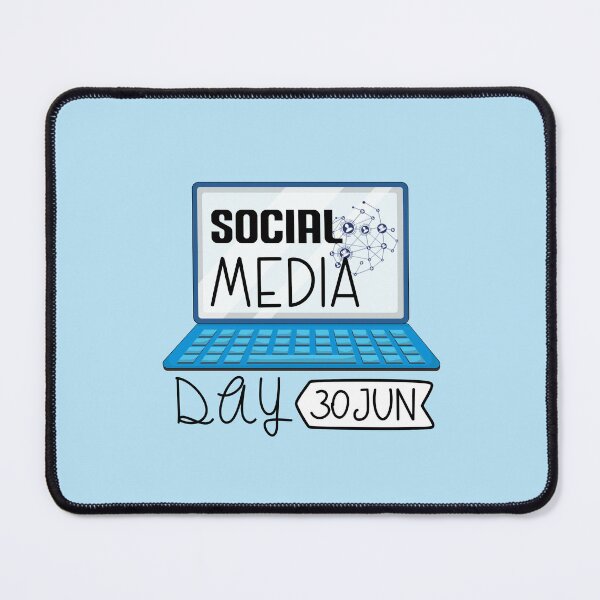 Item preview, 30 June Social Media Day - Wacky Holidays designed and sold by ChemicalXShop.