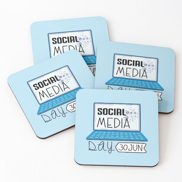 Item preview, 30 June Social Media Day - Wacky Holidays designed and sold by ChemicalXShop.