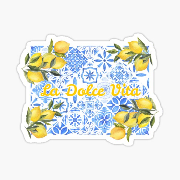 Item preview, La Dolce Vita Lemons designed and sold by PinkDuckTees.