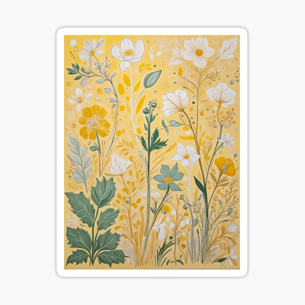 Item preview, Yellow Floral no2 designed and sold by Lizetteh.