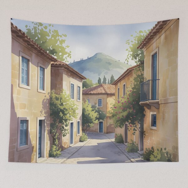 Item preview, Volos Old Town: Late Spring Afternoon in Greece designed and sold by LSVart.