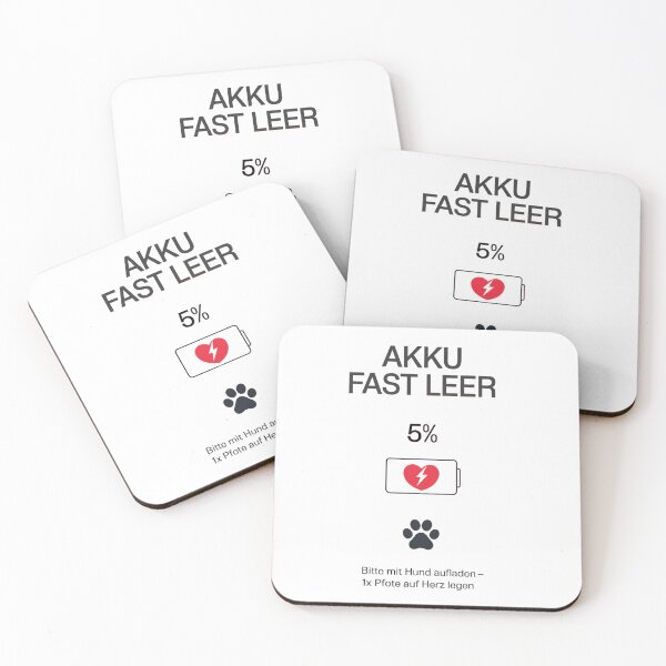 Item preview, Battery almost empty – Funny dog motif with heart and paw for animal lovers designed and sold by Globuwear.