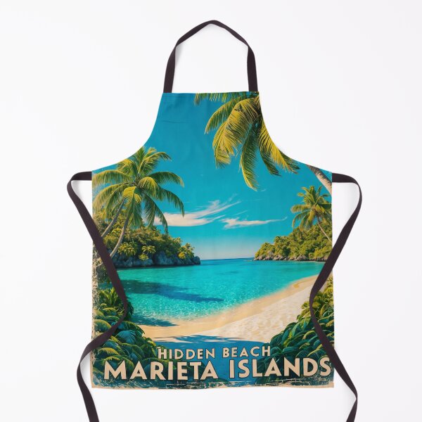 Item preview, Hidden Beach Marieta Islands Poster – Vintage Mexico Travel Print designed and sold by Ceemko's Vintage Corner.