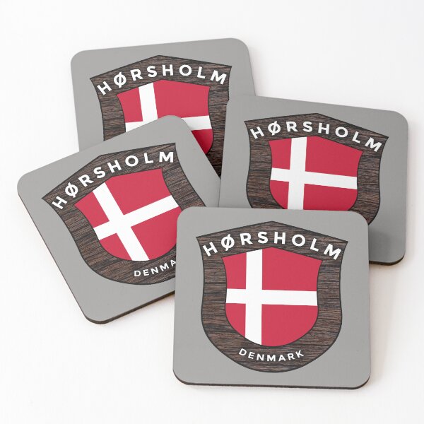 Item preview, Hørsholm Denmark Emblem Flag designed and sold by World Designs.