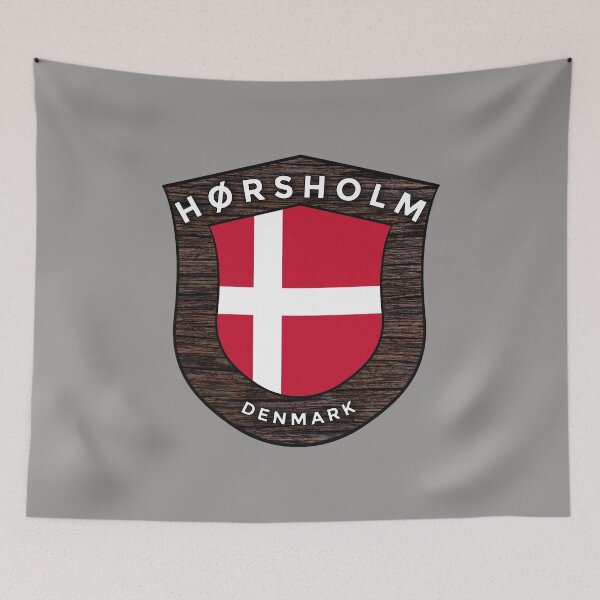 Item preview, Hørsholm Denmark Emblem Flag designed and sold by World Designs.