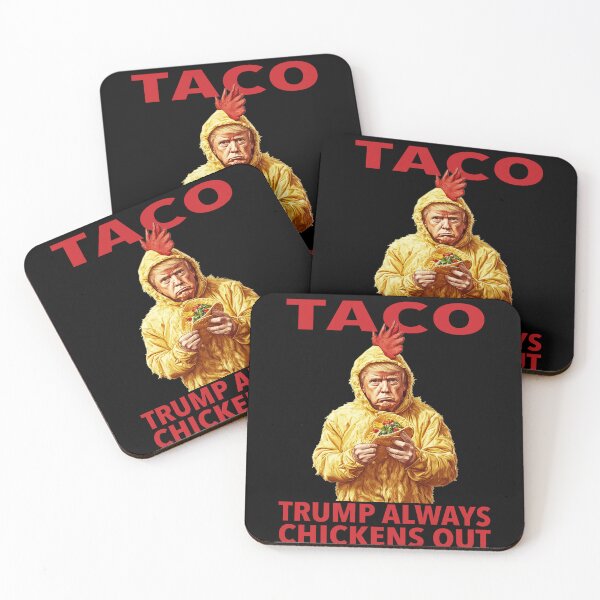 Item preview, TACO Trump, Funny Trump Taco Design, TACO- Trump Always C Tagshickens Out, Funny Anti Trump Taco designed and sold by Bullish-Bear.