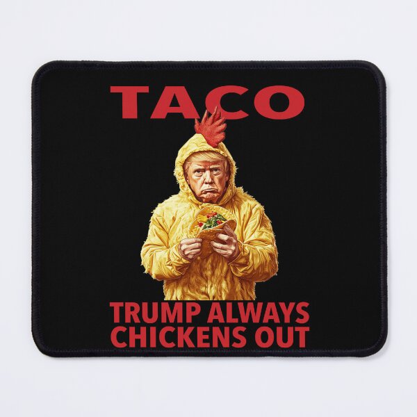 Item preview, TACO Trump, Funny Trump Taco Design, TACO- Trump Always C Tagshickens Out, Funny Anti Trump Taco designed and sold by Bullish-Bear.