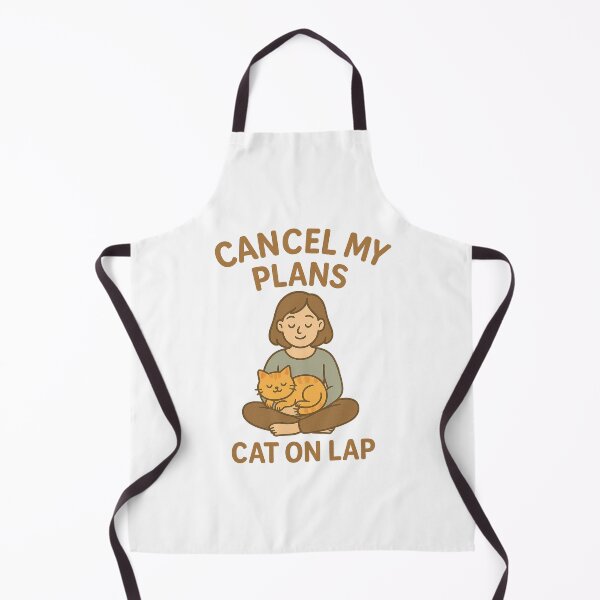 Item preview, Cancel My Plans. Cat on Lap – Introvert Cat Mom Design designed and sold by Just You Tee | Say It Loud, Wear It Proud.