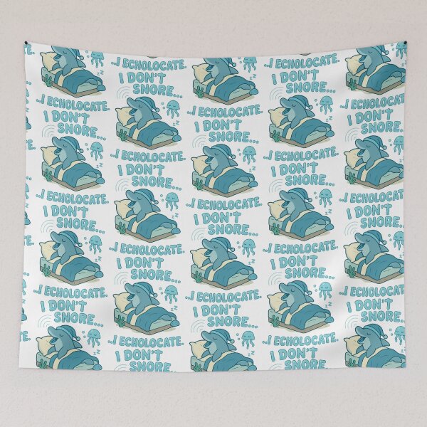 Item preview, I Don’t Snore… I Echolocate – Funny Dolphin Sleep Design designed and sold by TeeTimeTreasure.
