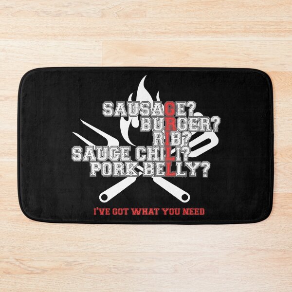 Item preview, Grill Master Humor – BBQ Meat Lover's Quote Design designed and sold by PeteLawliiet.
