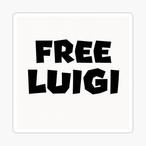 Item preview, Free Luigi designed and sold by WFLAtheism.