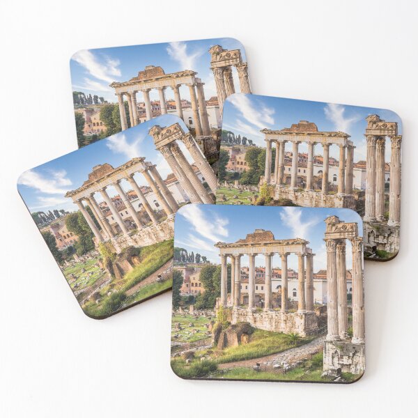 Item preview, Dusk light with blue sky on ancient Rome architecture designed and sold by Paolo Modena Photography    -   Fine Italian Art.