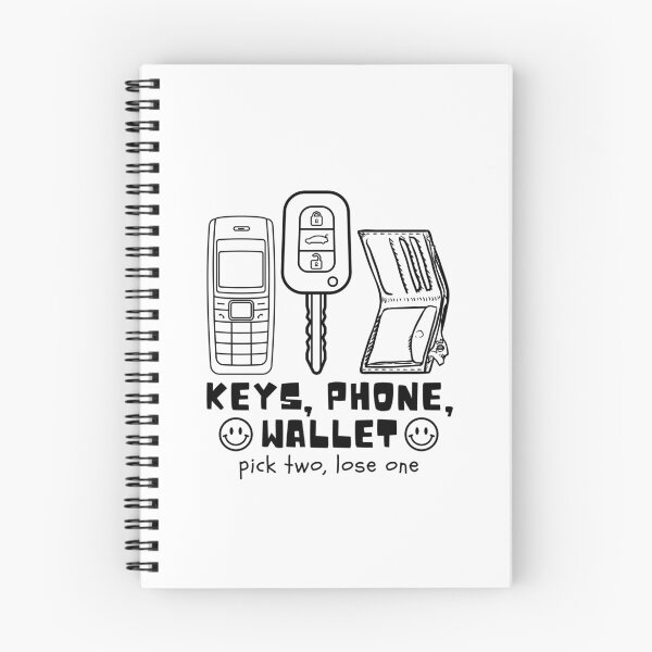 Item preview, Keys, phone, wallet, pick two, lose one designed and sold by Peerless-Prime.