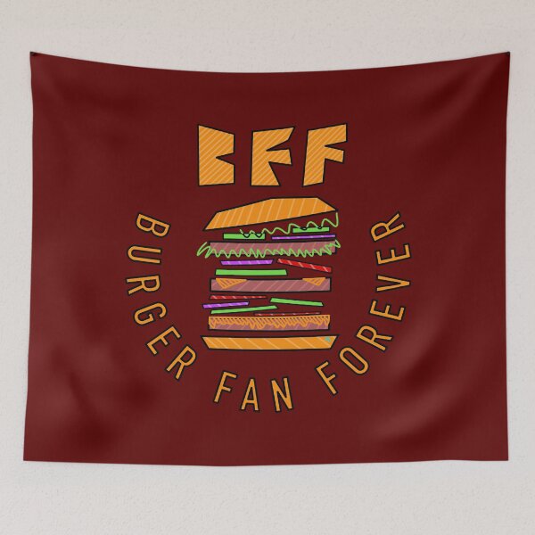Artikelvorschau, BFF: Burger-Fan für immer entworfen und verkauft von chowlet.